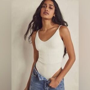 Free People Limoncello Bodysuit in Moonglow